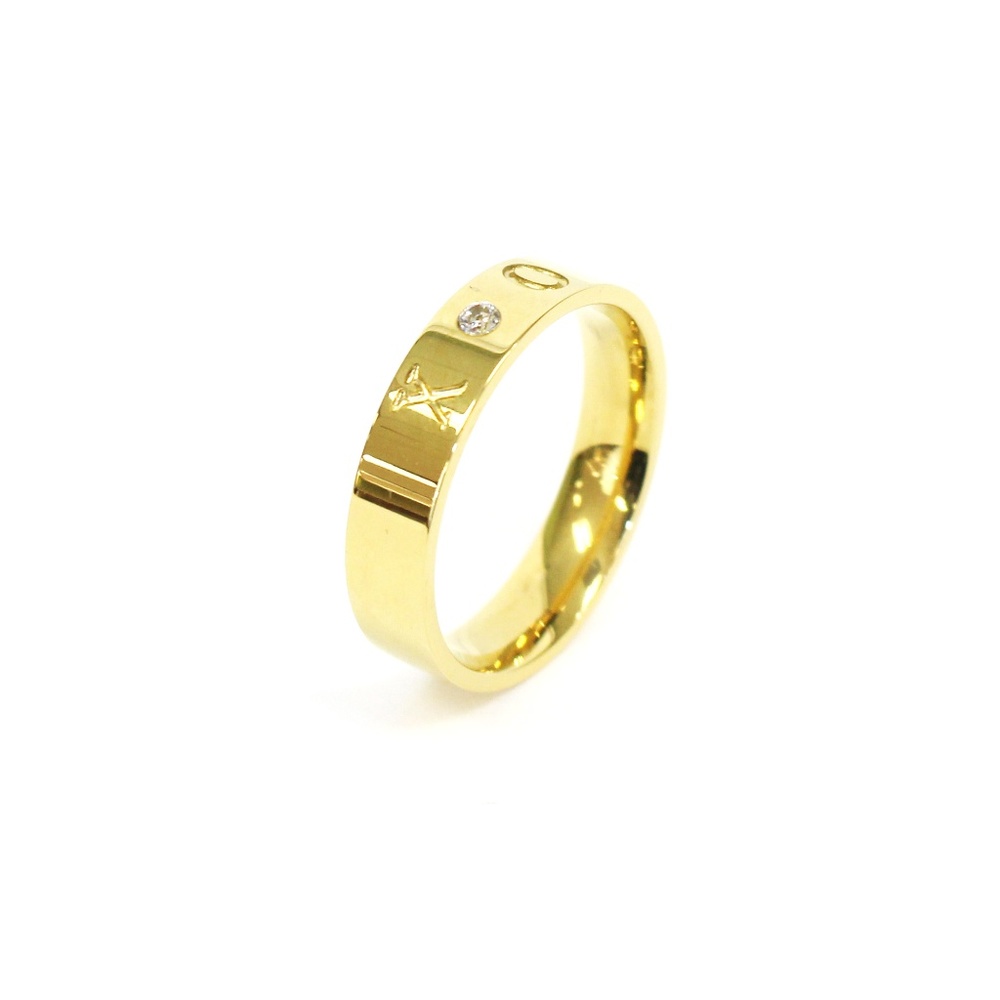 XO Band Ring with AAA Cubic Zircom Stone $29.99
